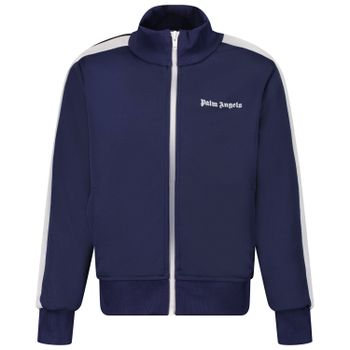 Palm Angels PBBD002F21FAB001 kindervest navy Afbeelding van Palm Angels PBBD002F21FAB001 kindervest navy