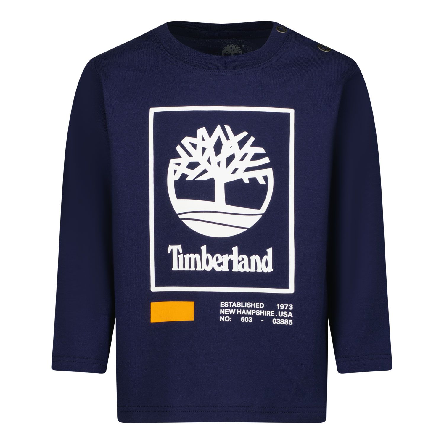 Afbeelding van Timberland T05K39 baby t-shirt navy