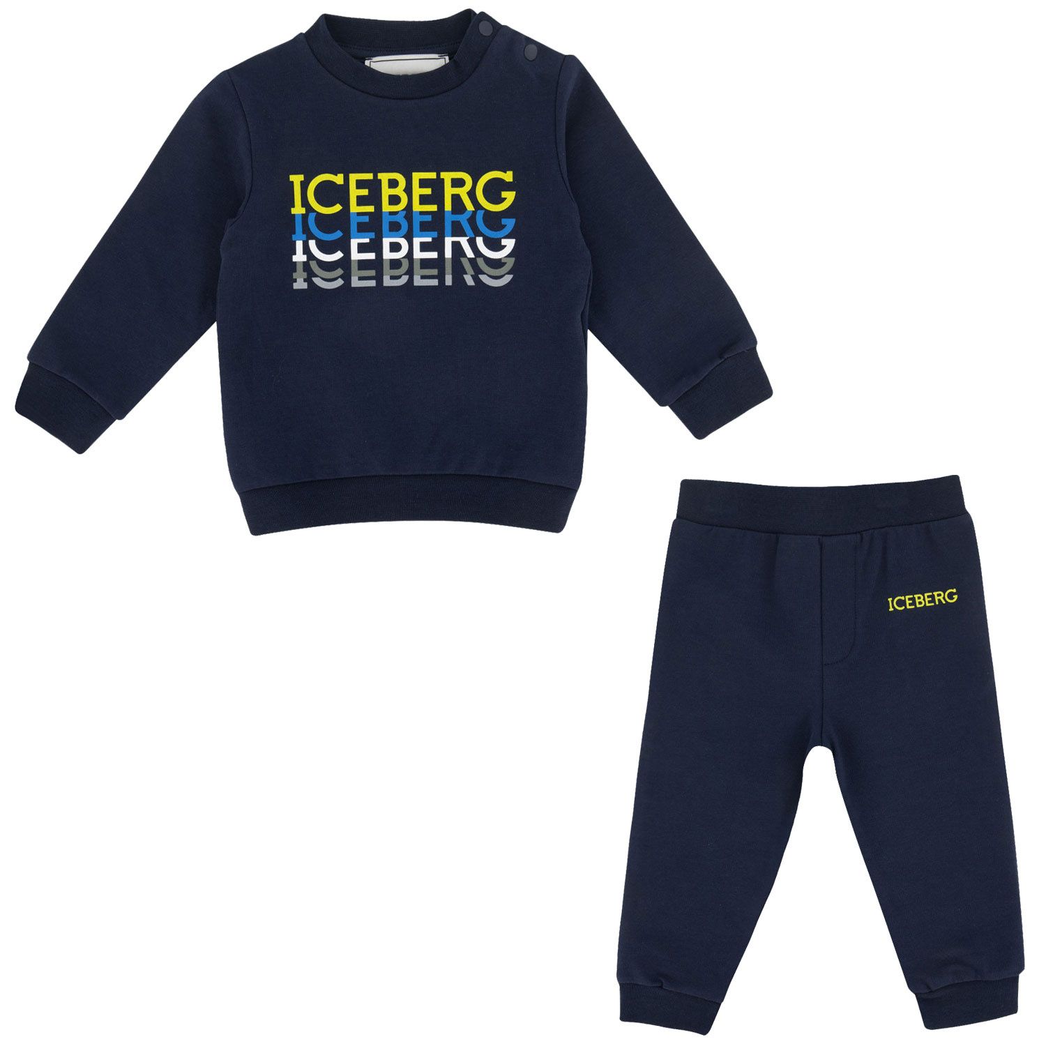 Afbeelding van Iceberg CFICE0100N baby joggingpak navy