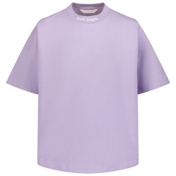 Palm Angels PGAA001F22JER001 kinder t-shirt lila Afbeelding van Palm Angels PGAA001F22JER001 kinder t-shirt lila