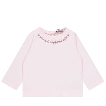 MonnaLisa 370600 baby t-shirt licht roze Afbeelding van MonnaLisa 370600 baby t-shirt licht roze