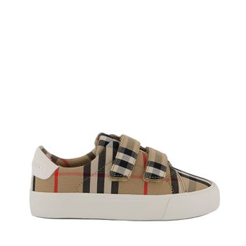 Burberry 8018819 kindersneakers beige Afbeelding van Burberry 8018819 kindersneakers beige