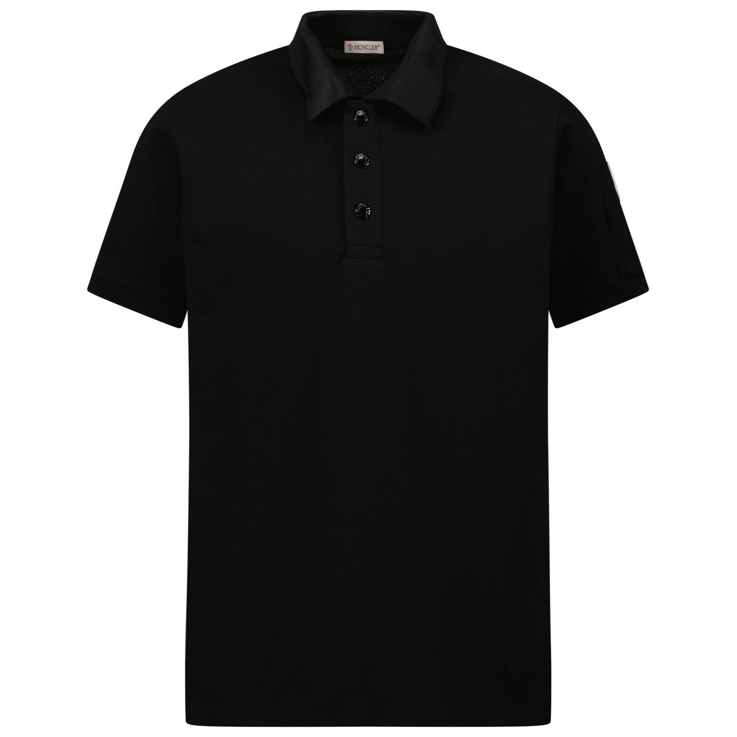 Picture of Moncler 8A00004 kids polo shirt black