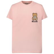 Afbeelding van Moschino HNM03F kinder t-shirt licht roze