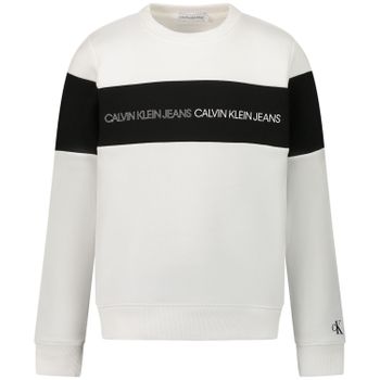 Calvin Klein IB0IB00812 kindertrui wit Afbeelding van Calvin Klein IB0IB00812 kindertrui wit