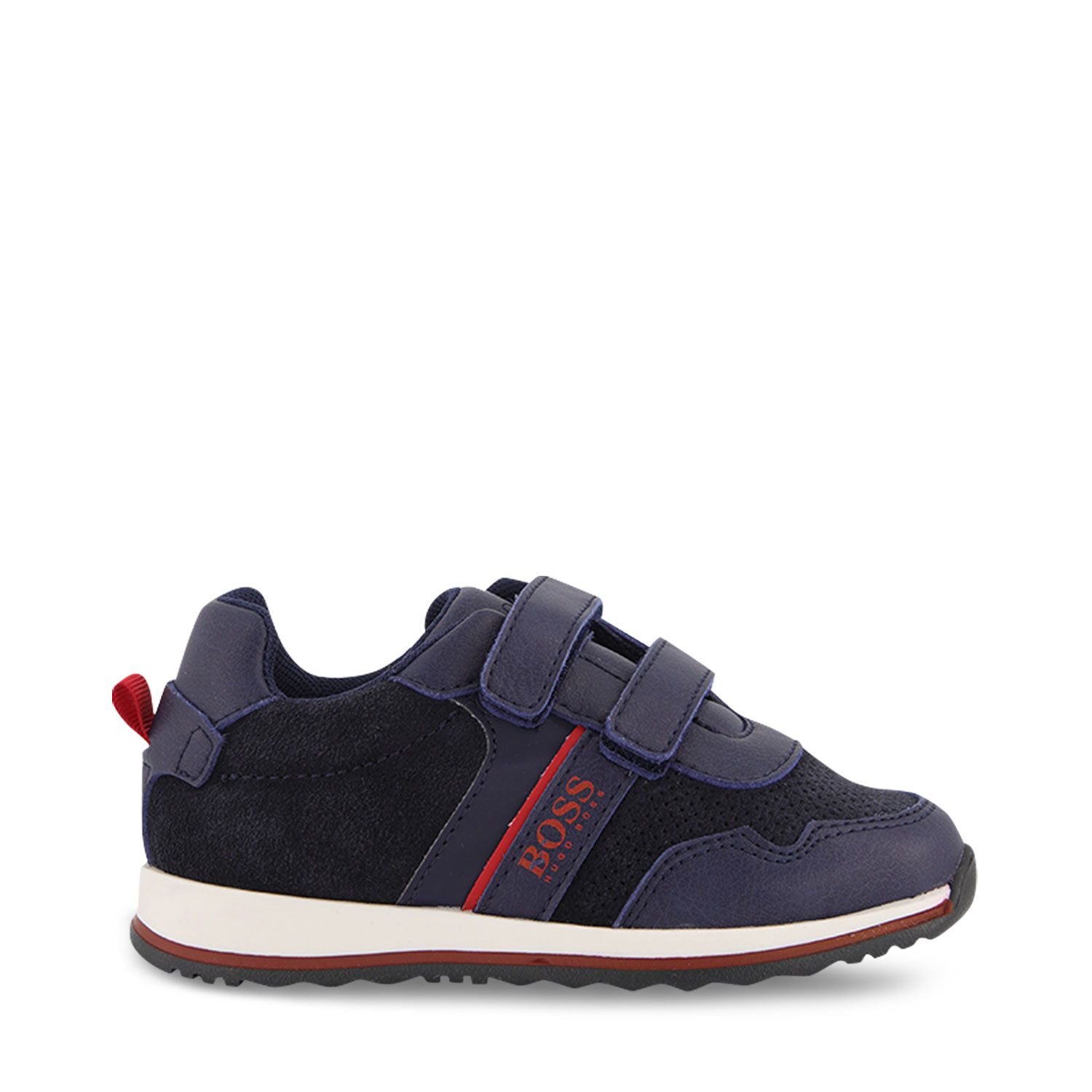 Picture of Boss J09159 kids sneakers navy