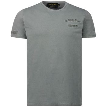 In Gold We Trust IGWT001 heren t-shirt grijs Afbeelding van In Gold We Trust IGWT001 heren t-shirt grijs