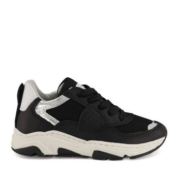 Philippe Model EZL0 kindersneakers zwart Afbeelding van Philippe Model EZL0 kindersneakers zwart