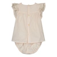 Picture of Chloe C98263 baby playsuit light pink