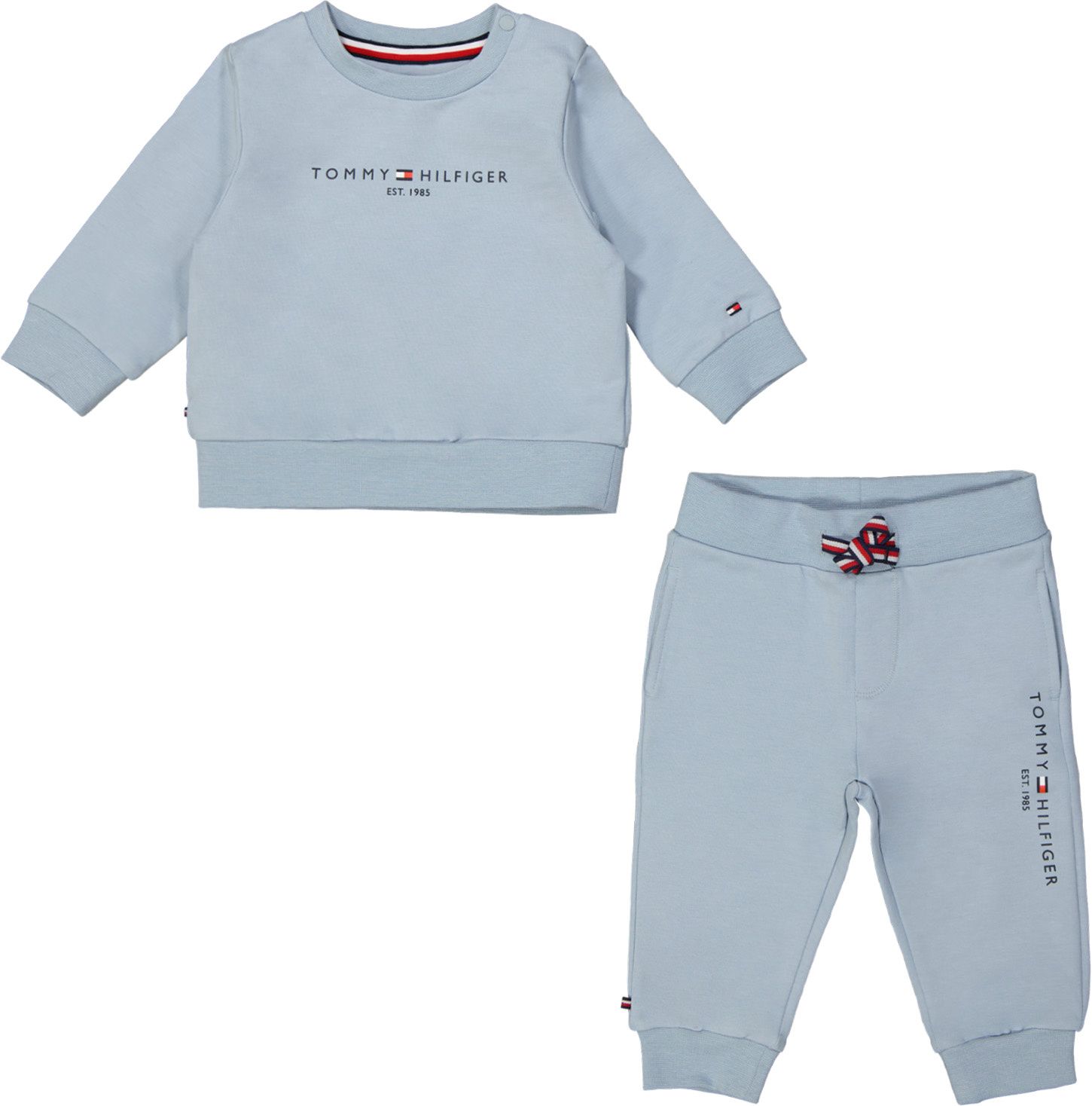 Picture of Tommy Hilfiger KN0KN01357 baby set light blue