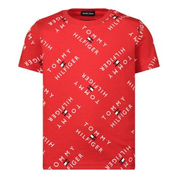 Tommy Hilfiger KB0KB05747B baby t-shirt rood Afbeelding van Tommy Hilfiger KB0KB05747B baby t-shirt rood