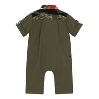 Picture of Dolce & Gabbana L11O77 G7B1B baby playsuit army