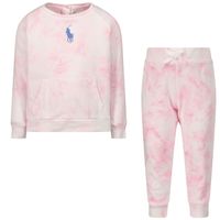 Picture of Ralph Lauren 310859043 baby sweatsuit light pink