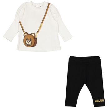 Moschino MDK024LBA11 babysetje zwart Afbeelding van Moschino MDK024LBA11 babysetje zwart