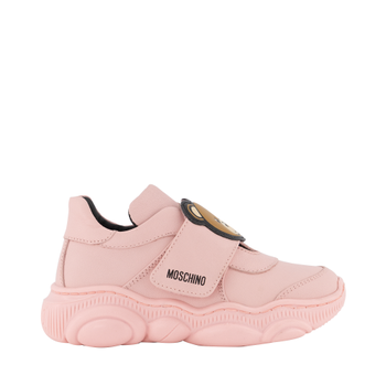 Moschino 71719 kindersneakers licht roze Afbeelding van Moschino 71719 kindersneakers licht roze