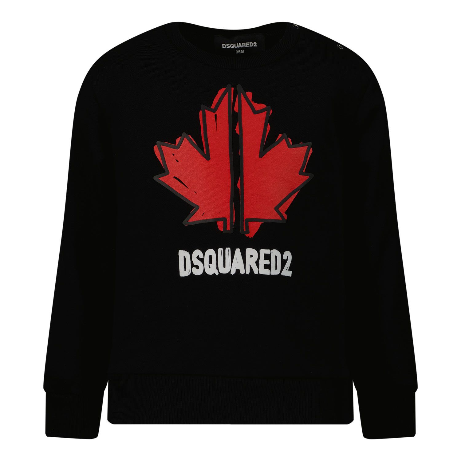 Picture of Dsquared2 DQ0703 baby sweater black