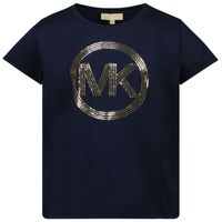 Picture of Michael Kors R15113 kids t-shirt navy