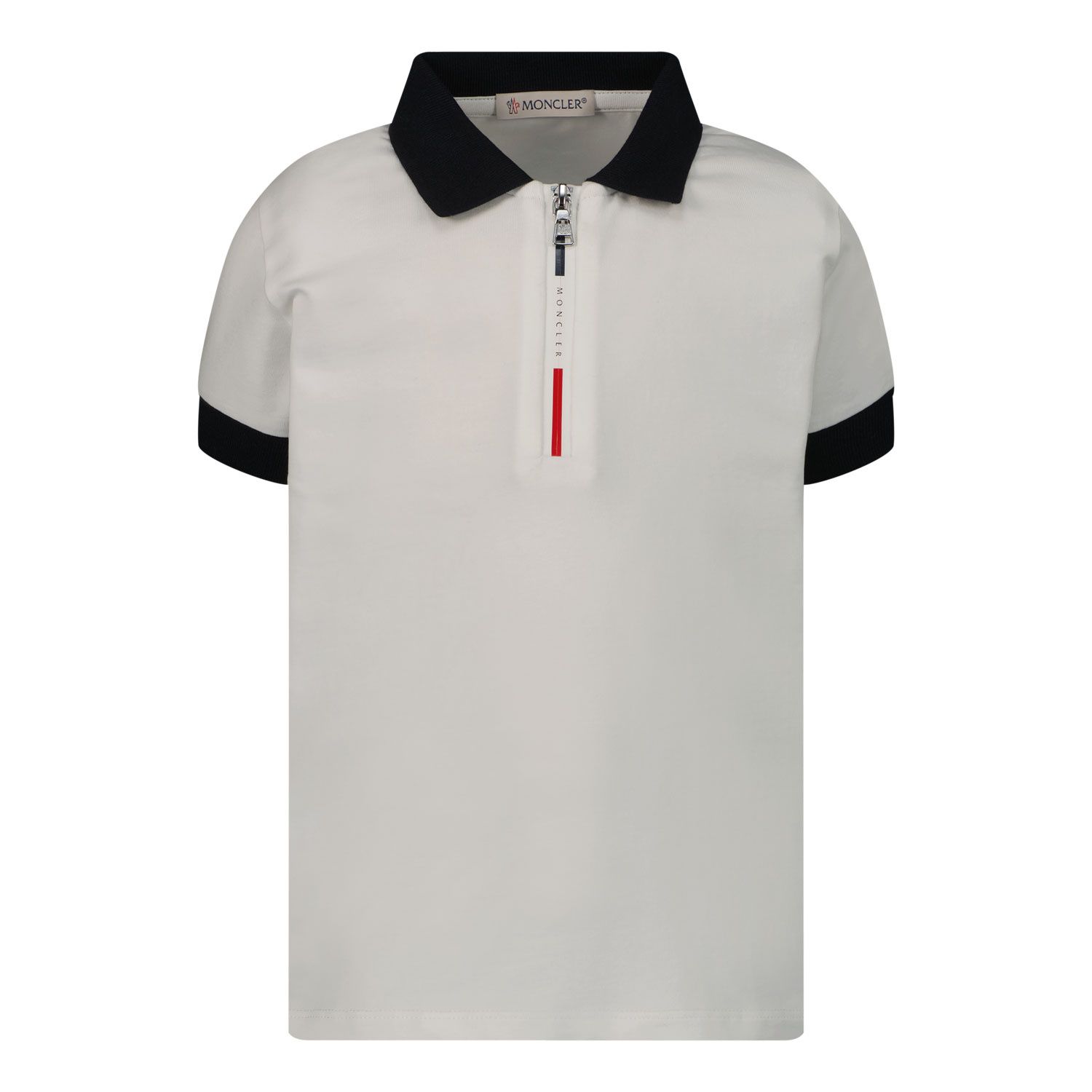 Afbeelding van Moncler H19518A000038790N baby polo wit