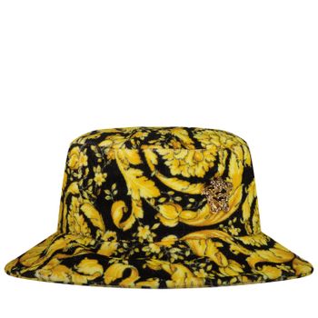 Versace 1001932 1A02642 kinderhoed goud/zwart Afbeelding van Versace 1001932 1A02642 kinderhoed goud/zwart