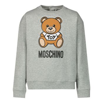 Moschino MPF02Z baby trui licht grijs Afbeelding van Moschino MPF02Z baby trui licht grijs