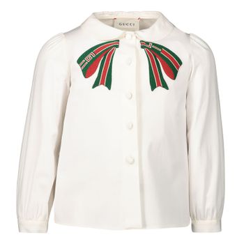 Gucci 571013 baby blouse off white Afbeelding van Gucci 571013 baby blouse off white