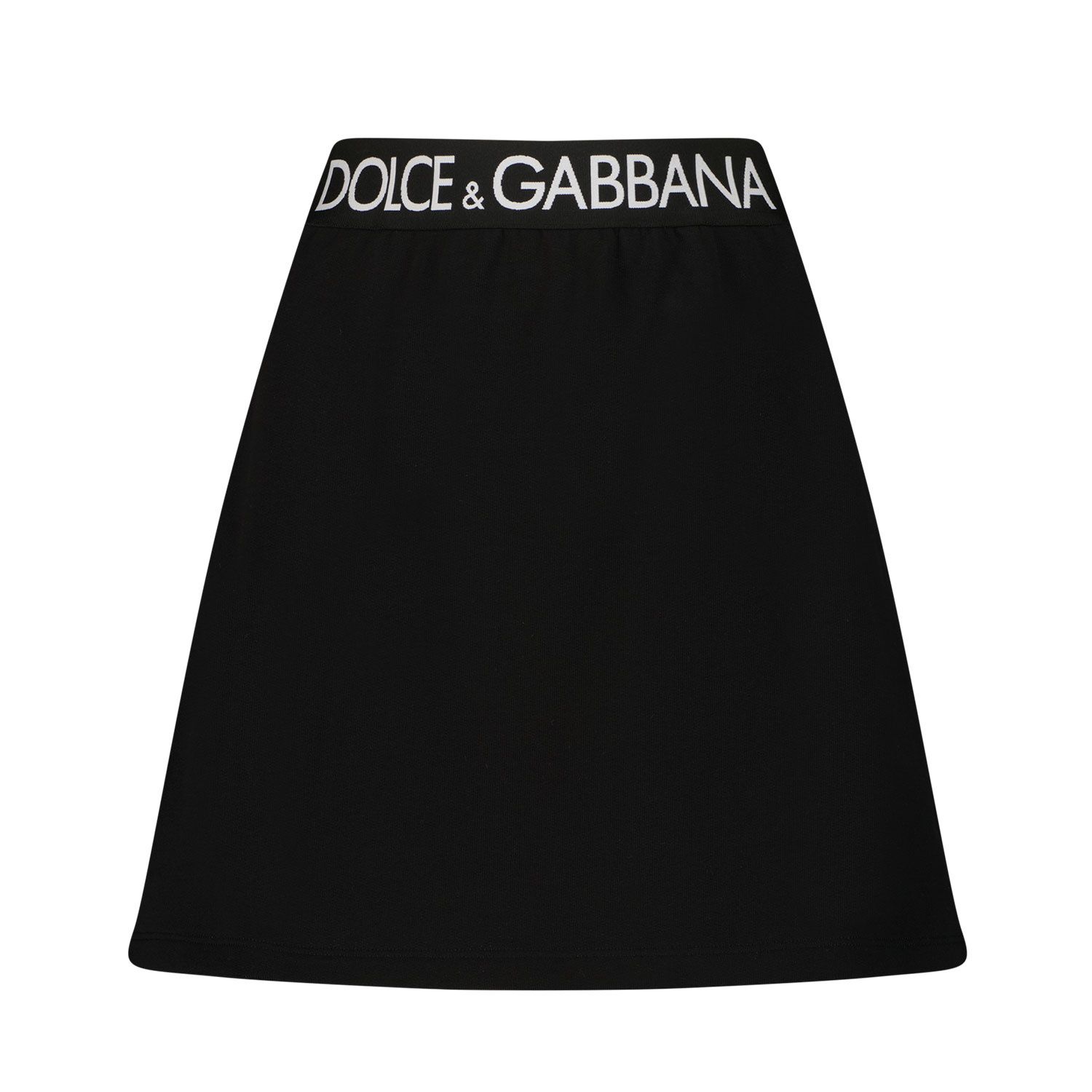 Picture of Dolce & Gabbana L5JI84 G7E3Z kids skirt black