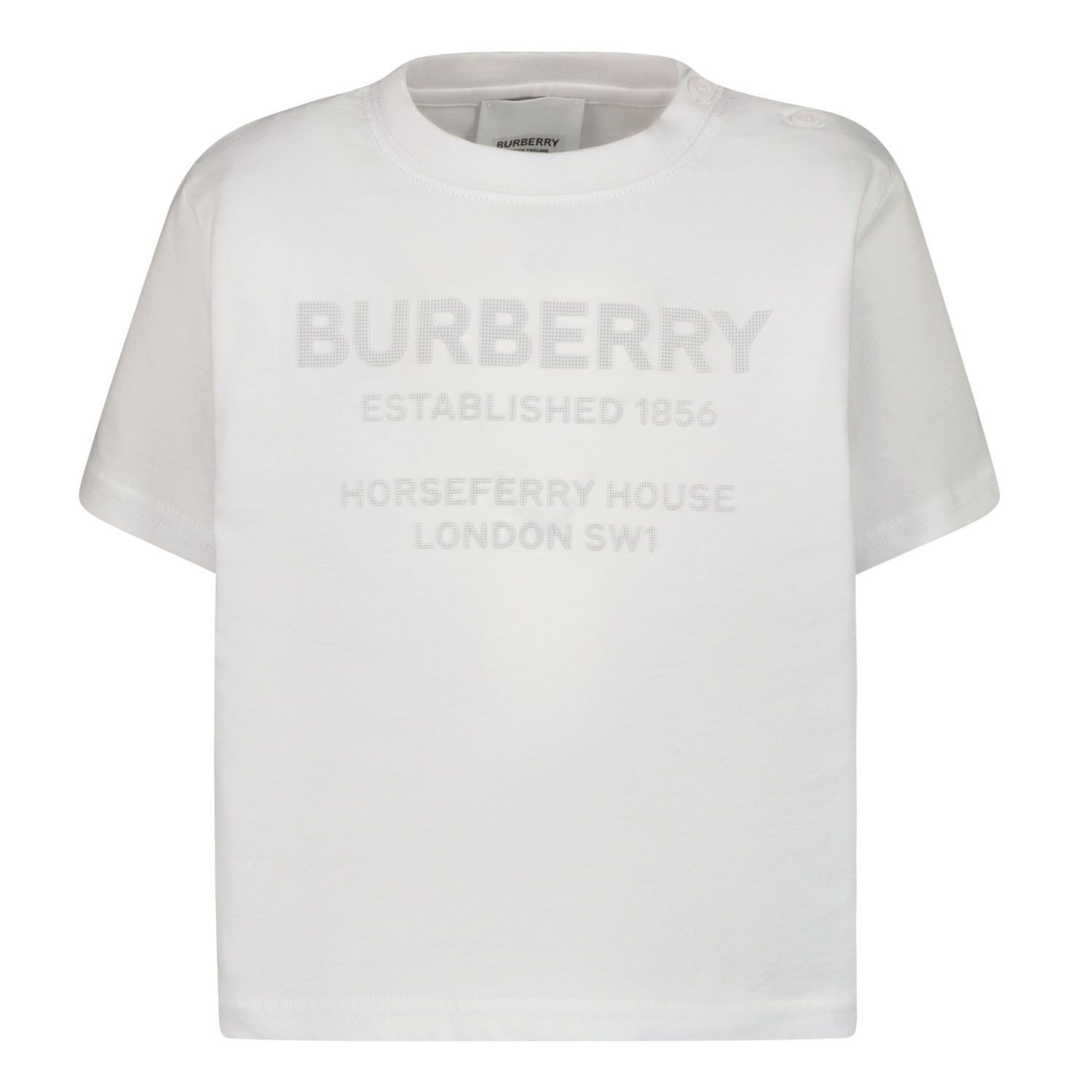 Picture of Burberry 8051452 baby shirt white