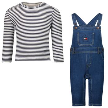 Tommy Hilfiger KN0KN01382 babybroekje navy Afbeelding van Tommy Hilfiger KN0KN01382 babybroekje navy