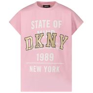 Afbeelding van DKNY D35S01 kinder t-shirt licht roze