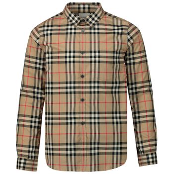 Burberry 8014134 kinder overhemd beige Afbeelding van Burberry 8014134 kinder overhemd beige