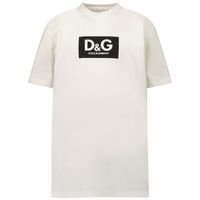 Picture of Dolce & Gabbana L4JTDM G7A8B kids t-shirt off white
