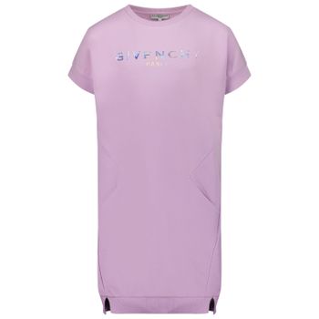 Givenchy H12150 kinderjurk lila Afbeelding van Givenchy H12150 kinderjurk lila