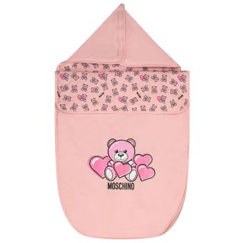 Moschino MXE005 babyaccessoire licht roze Afbeelding van Moschino MXE005 babyaccessoire licht roze