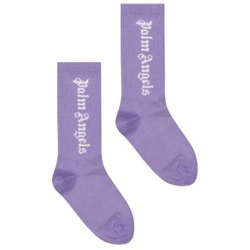 Palm Angels PGRA005F22KNI001 kindersokken lila Afbeelding van Palm Angels PGRA005F22KNI001 kindersokken lila