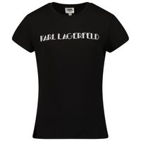 Picture of Karl Lagerfeld Z15326 kids t-shirt black