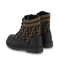 Picture of Fendi JMR383 kids boots brown