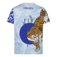 Picture of Kenzo K05384 baby shirt light blue