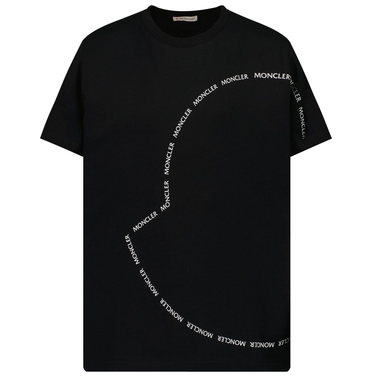 Picture of Moncler 8C00014 kids t-shirt black