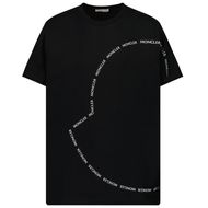 Afbeelding van Moncler H19548C0001483907 kinder t-shirt zwart