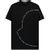 Moncler H19548C0001483907 kinder t-shirt zwart