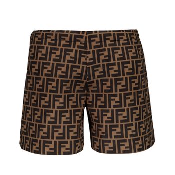Fendi JFF174 kinder shorts bruin Afbeelding van Fendi JFF174 kinder shorts bruin