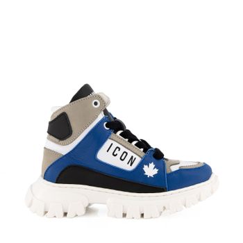 Dsquared2 72387 kindersneakers cobalt blauw Afbeelding van Dsquared2 72387 kindersneakers cobalt blauw
