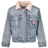 Picture of MonnaLisa 399100 baby coat jeans
