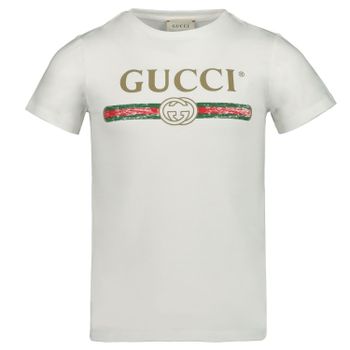 Gucci 503628 X3L02 kinder t-shirt wit Afbeelding van Gucci 503628 X3L02 kinder t-shirt wit