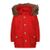 Woolrich CFWKOU0206 baby coat red
