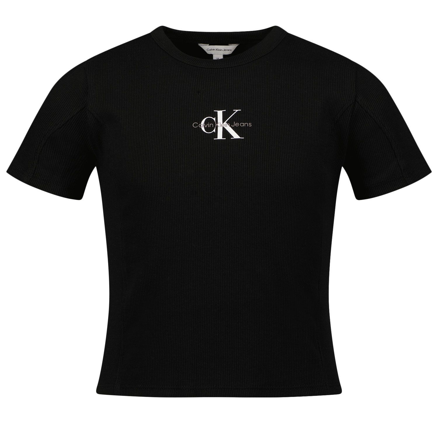 Afbeelding van Calvin Klein IG0IG01354 kinder t-shirt zwart