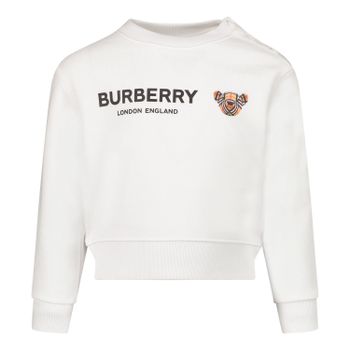 Burberry 8042944 Babypullover Weiß Bild von Burberry 8042944 Babypullover Weiß