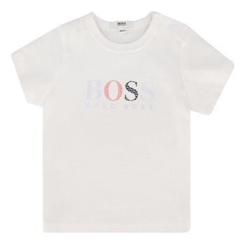 Boss J95282 baby t-shirt wit Afbeelding van Boss J95282 baby t-shirt wit