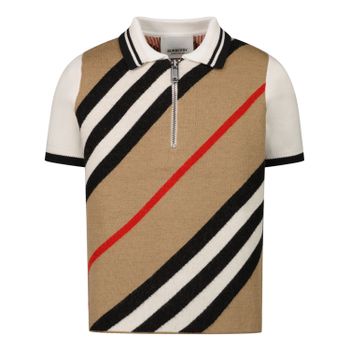 Burberry 8040925 baby polo beige Afbeelding van Burberry 8040925 baby polo beige