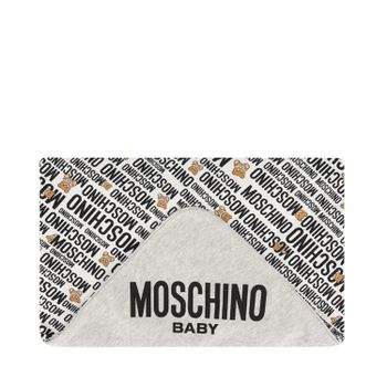Moschino M5B000 babyaccessoire grijs/wit Afbeelding van Moschino M5B000 babyaccessoire grijs/wit